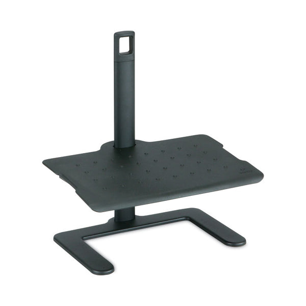 Safco® Height-Adjustable Footrest, 20.5w x 14.5d x 3.5 to 21.5h, Black (SAF2129BL) Each