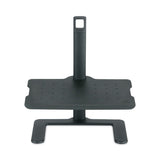 Safco® Height-Adjustable Footrest, 20.5w x 14.5d x 3.5 to 21.5h, Black (SAF2129BL)
