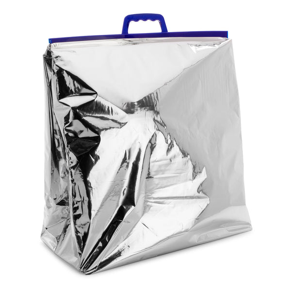 Coldkeepers LLC Reclosable Thermal Bag 8 X 19 X 19 Inch Mylar / Plastic Silver Snap Closure (1136555_CS) 50/CS