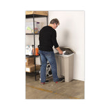 Safco® Large Capacity Plastic Step-On Receptacle, 23 gal, Plastic, Tan (SAF9923TN) Each