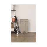 Safco® Large Capacity Plastic Step-On Receptacle, 23 gal, Plastic, Tan (SAF9923TN) Each