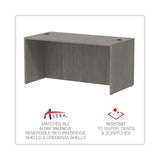 Alera® Alera Valencia Series Straight Front Desk Shell, 59.13" x 29.5" x 29.63", Gray (ALEVA216030GY)