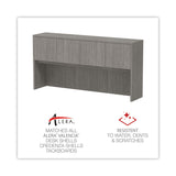 Alera® Alera Valencia Series Hutch with Doors, 4 Compartments, 70.63w x 15d x 35.38h, Gray (ALEVA287215GY)