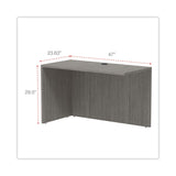 Alera® Alera Valencia Series Reversible Return/Bridge Shell, 47.25w x 23.63d x 29.5h, Gray (ALEVA354824GY) Each