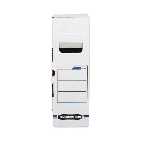 Bankers Box® X-Ray Storage Boxes, 5" x 18.75" x 14.88", White/Blue, 6/Carton (FEL00650) Carton of 6