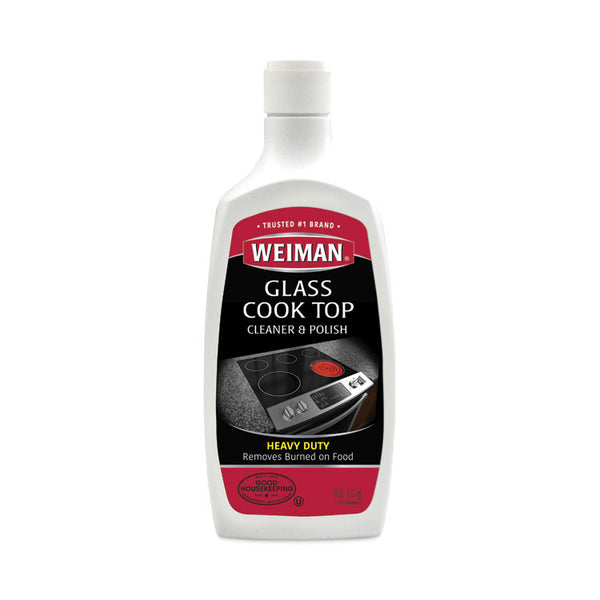 WEIMAN® Glass Cook Top Cleaner and Polish, 20 oz, Squeeze Bottle, 6/CT (WMN137)