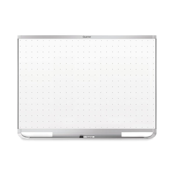 Quartet® Prestige 2 Magnetic Total Erase Whiteboard, 48 x 36, White Surface, Silver Aluminum/Plastic Frame (QRTTEM544A)