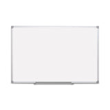 MasterVision® Earth Silver Easy Clean Magnetic Dry Erase Boards, 72" x 48", White Surface, Satin Aluminum Frame (BVCCR1220790) Each