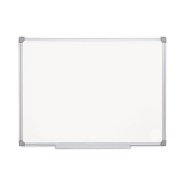 MasterVision® Earth Gold Ultra Magnetic Dry Erase Boards, 36 x 48, White Surface, Silver Aluminum Frame (BVCMA0507790) Each