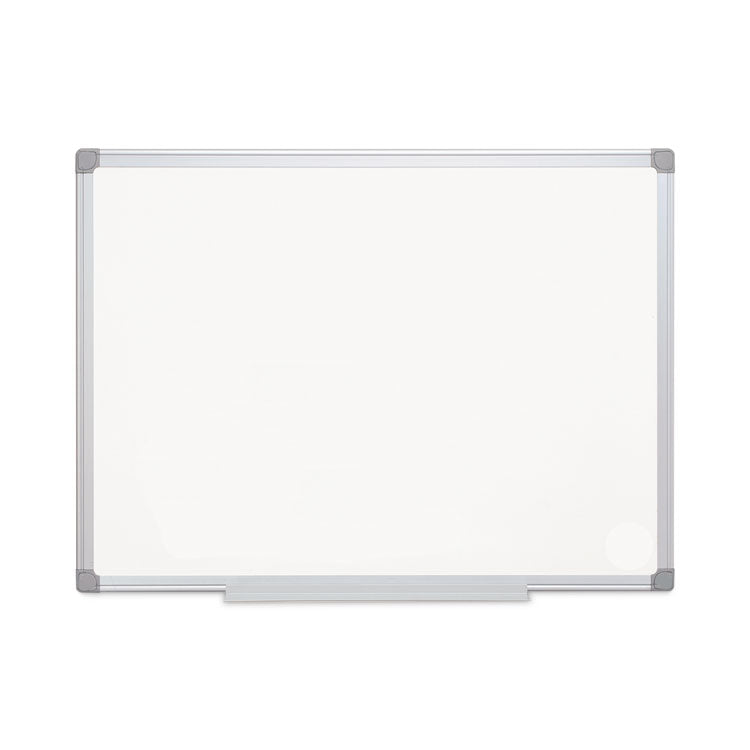 MasterVision® Earth Gold Ultra Magnetic Dry Erase Boards, 36 x 48, White Surface, Silver Aluminum Frame (BVCMA0507790) Each