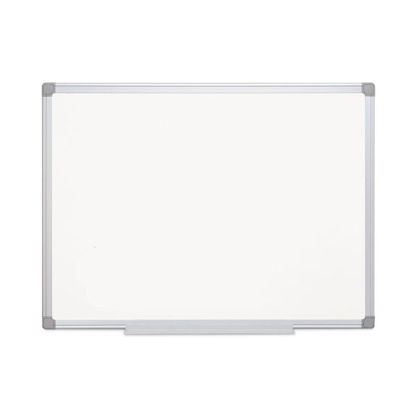 MasterVision® Earth Gold Ultra Magnetic Dry Erase Boards, 48 x 72, White Surface, Silver Aluminum Frame (BVCMA2707790) Each