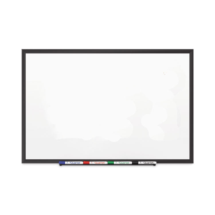 Quartet® Classic Series Porcelain Magnetic Dry Erase Board, 36 x 24, White Surface, Black Aluminum Frame (QRT2543B) Each