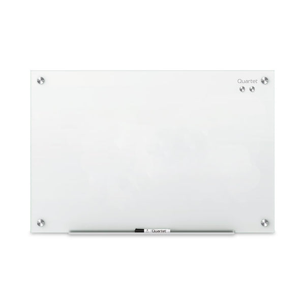 Quartet® Infinity Glass Marker Board, 24 x 18, White Surface (QRTG2418W)