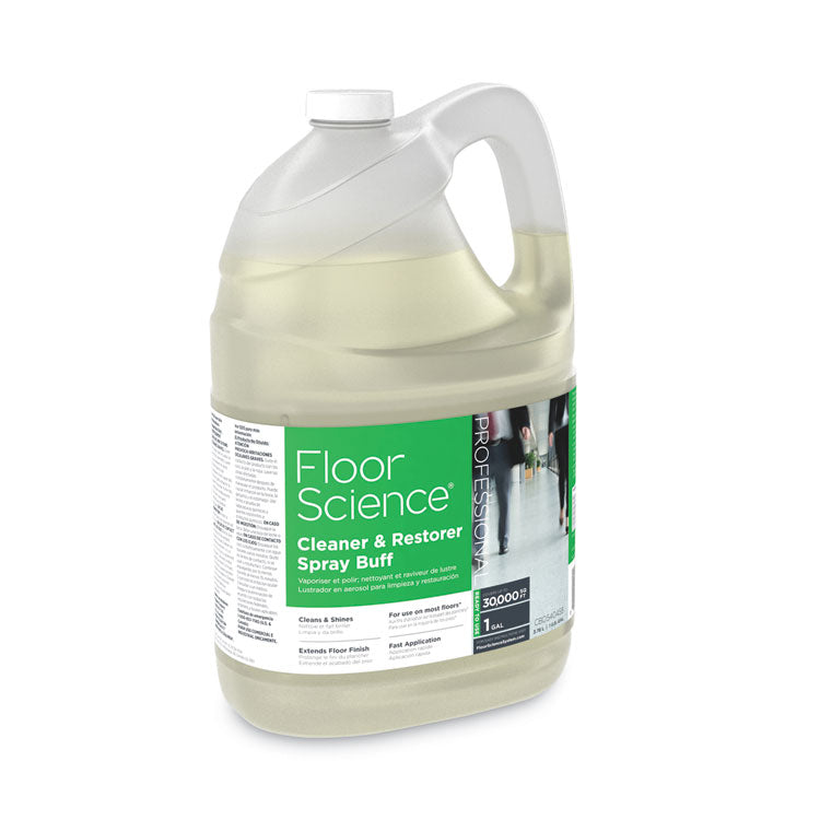 Diversey™ Floor Science Cleaner/Restorer Spray Buff, Citrus Scent, 1 gal Bottle, 4/Carton (DVOCBD540458)