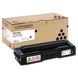 Ricoh® 406344 Toner, 2,500 Page-Yield, Black (RIC406344) Each