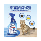 LYSOL® Brand Pet Solutions Disinfecting Cleaner, Citrus Blossom, 32 oz Trigger Bottle, 9/Carton (RAC99653CT) Case of 9