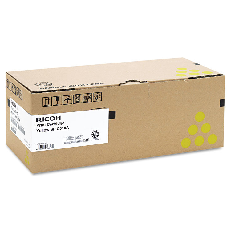 Ricoh® 406347 Toner, 2,500 Page-Yield, Yellow (RIC406347) Each Default Title product thumbnail