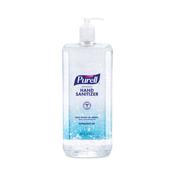 PURELL® Advanced Refreshing Gel Hand Sanitizer, Clean Scent, 1.5 L Pump Bottle, 4/Carton (GOJ501504CT)