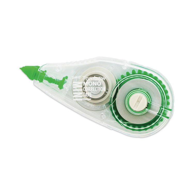 Tombow® MONO Mini Correction Tape, Non-Refillable, Clear Applicator, 0.17" x 315", 10/Pack (TOM68722)