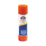 Elmer's® Disappearing Glue Stick, 0.77 oz, Applies White, Dries Clear, 12/Pack (EPIE517)
