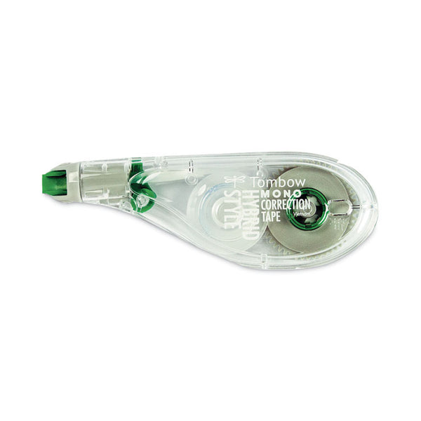 Tombow® MONO Hybrid Style Correction Tape, Non-Refillable, Clear Applicator, 0.17" x 394", 10/Pack (TOM68721)