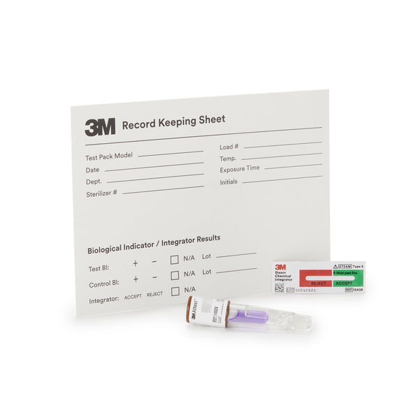 Attest™ Super Rapid 5 Steam-Plus Sterilization Indicator Challenge Pack Steam 2 Inch Length (852279_CS) 24/CS