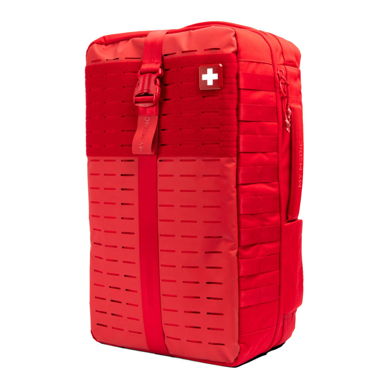 My Medic™ The MEDIC Pro First Aid Kit 10 Person Red Nylon Backpack (1207727_EA) 1/EA