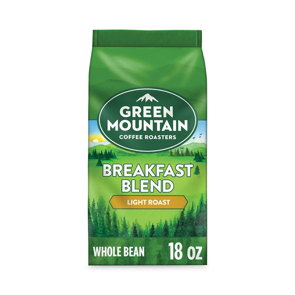 Green Mountain Coffee® Breakfast Blend Whole Bean Coffee, 18 oz Bag (GMT7567EA)