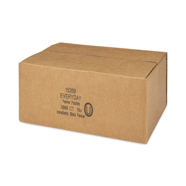 Office Snax® Pepper Packets, 0.1 g Packet, 3,000/Carton (OFX15269)