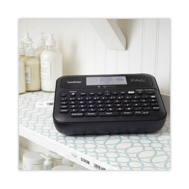 Brother P-Touch® P-Touch Business Professional Connected Label Maker, 30 mm/s Print Speed, 10.2 x 4.8 x 12.6 (BRTPTD610BT) Each
