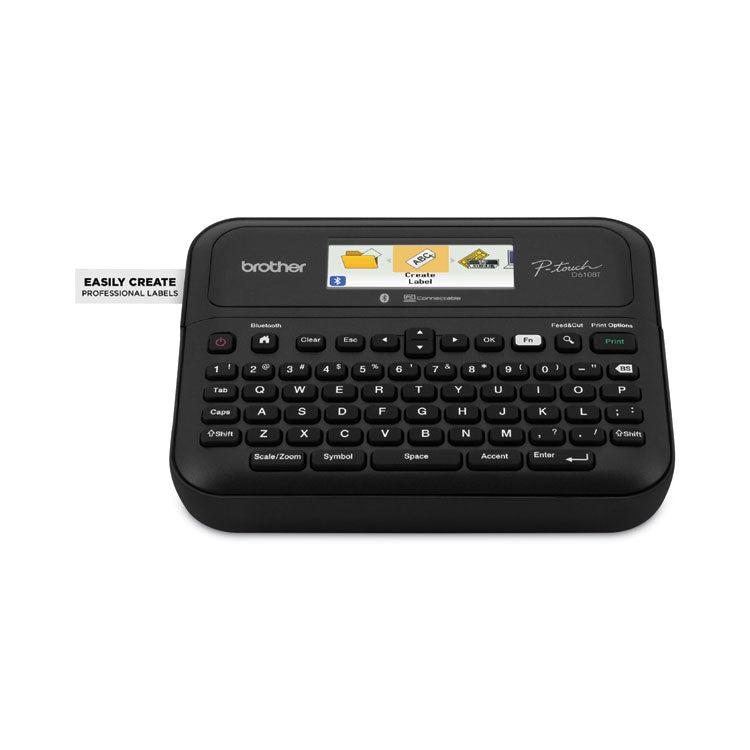 Brother P-Touch® P-Touch Business Professional Connected Label Maker, 30 mm/s Print Speed, 10.2 x 4.8 x 12.6 (BRTPTD610BT) Each