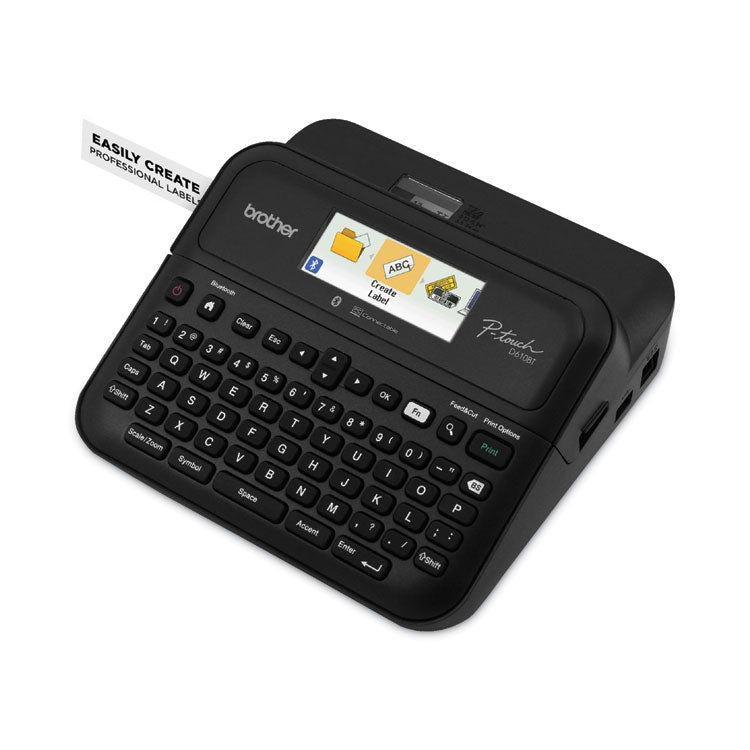 Brother P-Touch® P-Touch Business Professional Connected Label Maker, 30 mm/s Print Speed, 10.2 x 4.8 x 12.6 (BRTPTD610BT) Each