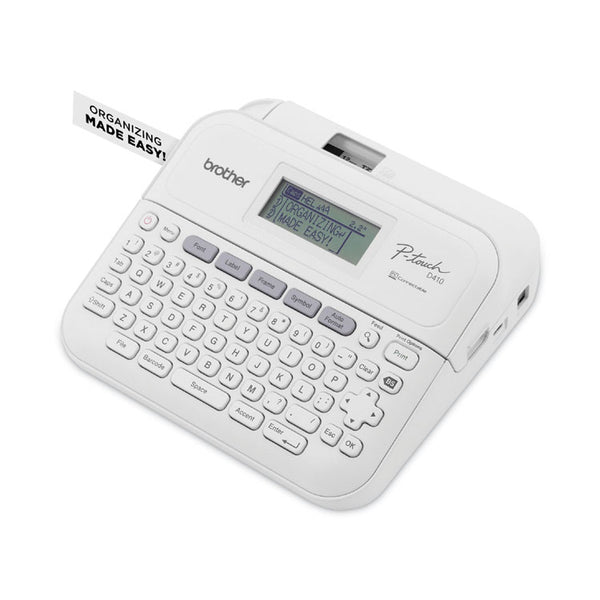 Brother P-Touch® P-Touch PT-D410 Advanced Connected Label Maker, 20 mm/s, 8.9 x 3.9 x 12.3 (BRTPTD410)