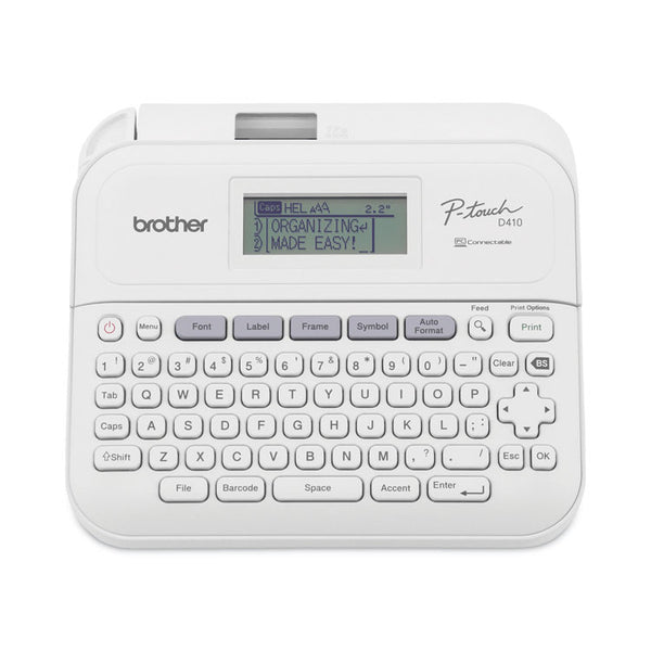 Brother P-Touch® P-Touch PT-D410 Advanced Connected Label Maker, 20 mm/s, 8.9 x 3.9 x 12.3 (BRTPTD410)