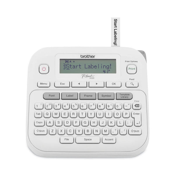 Brother P-Touch® P-Touch PT-D220 Label Maker, 2 Lines, 3.9 x 9.3 x 10.2 (BRTPTD220)