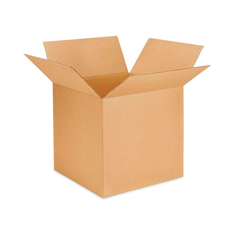 Universal® Fixed-Depth Brown Corrugated Shipping Boxes, Regular Slotted Container (RSC), Large, 12" x 12" x 7", Brown Kraft, 25/Bundle (UNV12127) 1 Bundle