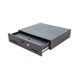 CONTROLTEK® Metal Cash Drawer, Coin/Cash, 10 Compartments, 16 x 11.25 x 2.25, Black (CNK500122)