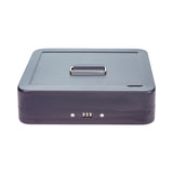 CONTROLTEK® Cash Box with Combination Lock, 6 Compartments, 11.8 x 9.5 x 3.2, Charcoal (CNK500128)