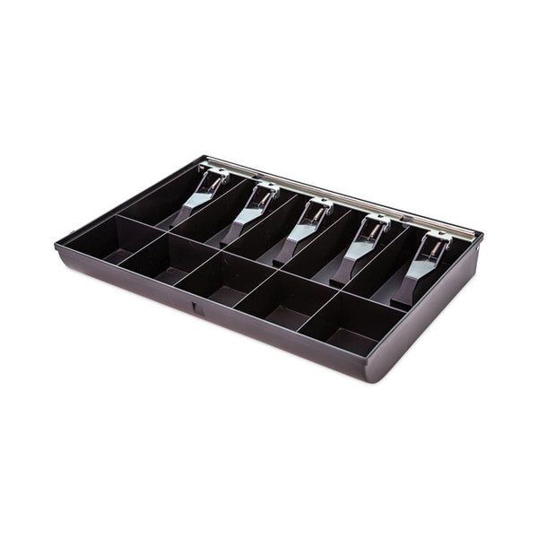 CONTROLTEK® Cash Drawer Replacement Tray, Coin/Cash, 10 Compartments, 16 x 11.25 x 2.25, Black (CNK500129)