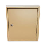 CONTROLTEK® Key Lockable Key Cabinet, 60-Key, Metal, Sand, 10.63 x 3 x 12.13 (CNK500131)