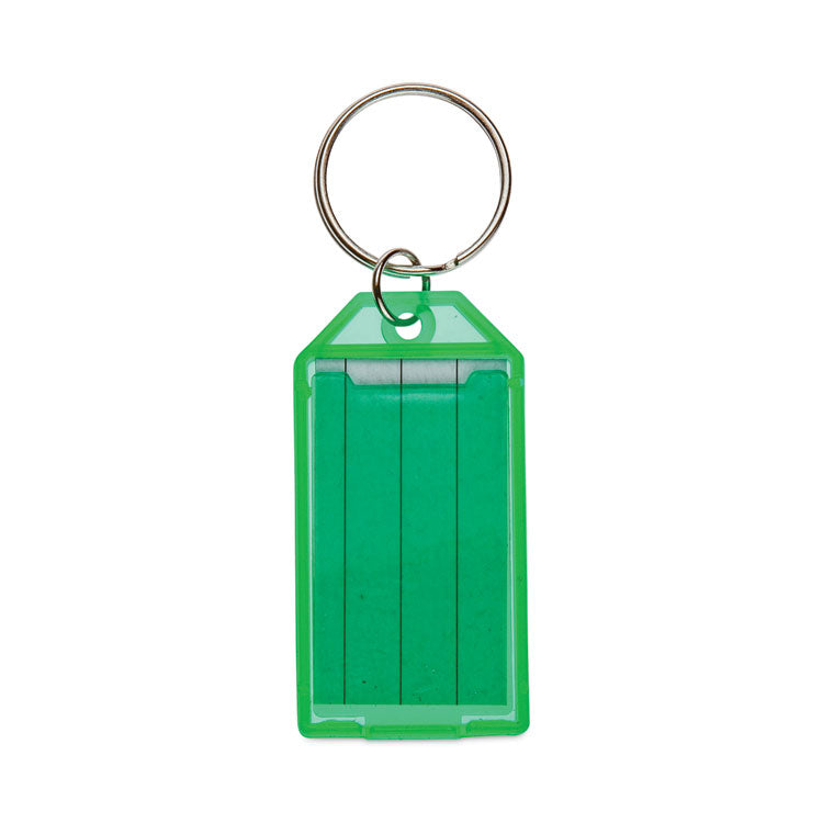 CONTROLTEK® Key Tags, Green/Orange/Purple/Yellow, 4/Pack, 12 Packs/Carton (CNK500135)