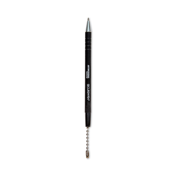 CONTROLTEK® Antimicrobial Ballpoint Counter Pen, Medium, 1 mm, Black Ink, Black (CNK555564)