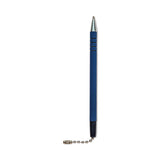 CONTROLTEK® Antimicrobial Ballpoint Counter Pen, Medium, 1 mm, Blue Ink, Blue (CNK555566)