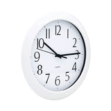 Universal® Whisper Quiet Clock, 12" Overall Diameter, White Case, 1 AA (sold separately) (UNV10461)