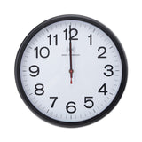 Universal® Deluxe 13 1/2" Indoor/Outdoor Atomic Clock, 13.5" Overall Diameter, Black Case, 1 AA (sold separately) (UNV10417) Each