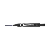 Avery® MARKS A LOT Large Desk-Style Permanent Marker, Broad Chisel Tip, Black, Dozen (8888) (AVE08888)