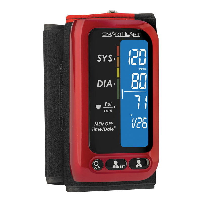 Smartheart Home Automatic Digital Blood Pressure Monitor Adult Cuff Nylon Cuff 22 to 42 cm Desk Model (1226102_EA) 1/EA