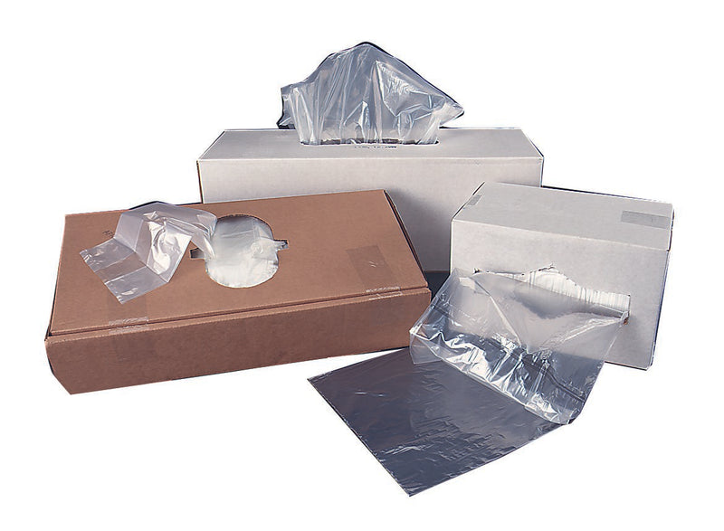 Colonial Bag Trash Bag 33 gal. Clear HDPE 12 Mic. 33 X 40 Inch X-Seal Bottom Flat Pack (695586_CS) 500/CS