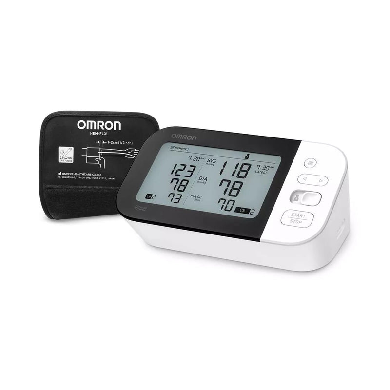 Omron®7 Series™ Home Automatic Digital Blood Pressure Monitor Wide Range Nylon Cuff 23 - 43 cm Desk Model (1150428_EA) 1/EA