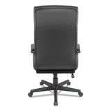 Alera® Alera Oxnam Series High-Back Task Chair, Supports Up to 275 lbs, 17.56" to 21.38" Seat Height, Black Seat/Back, Black Base (ALEON41B19)